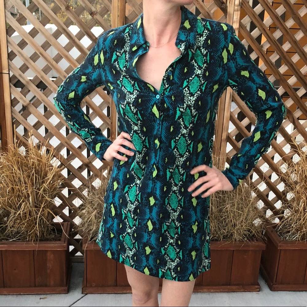Equipment silk dress